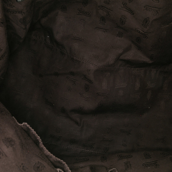 Pre-Loved Gucci Large GG Canvas Charm Dome Satchel - Picture 4 of 10